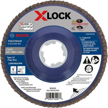 Load image into Gallery viewer, Flap Disc: 7/8&quot; Hole, 120 Grit, Zirconia Alumina, Type 27