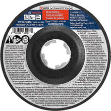Load image into Gallery viewer, Cutoff Wheel: Type 27, 4-1/2&quot; Dia, 0.098&quot; Thick, 7/8&quot; Hole, Aluminum Oxide