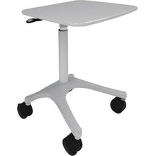 Load image into Gallery viewer, Anthro Zido 25, Adjustable-Height Cart, Light Load - 150 lb Capacity - 4 Casters - 4in Caster Size - Medium Density Fiberboard (MDF), Cast Metal - 25in Width x 25.8in Depth x 40in Height - Steel Frame - Cool Gray