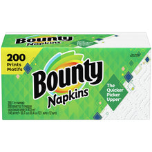Load image into Gallery viewer, Bounty Quilted 1-Ply Napkins, White, Pack Of 200 Napkins