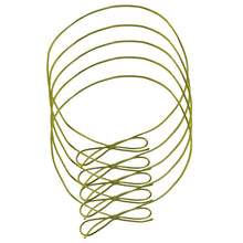 Load image into Gallery viewer, JAM Paper Large Elastic Gift Wrap String Ties, 22in, Metallic Gold, Pack Of 5 Ties
