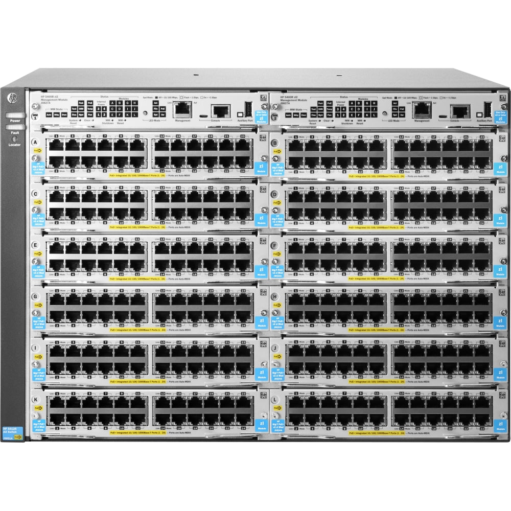 HPE 5412R zl2 Switch - Manageable - 3 Layer Supported - Modular - 7U High - Rack-mountable - Lifetime Limited Warranty