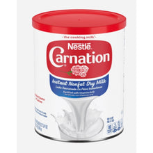 Load image into Gallery viewer, Carnation Instant Nonfat Dry Milk, Unsweetened Milk Powder, 22.75 Oz Canister, Box of 4 Canisters