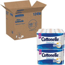 Load image into Gallery viewer, Cottonelle Clean Care 1-Ply Septic Safe Bathroom Tissue, White, 170 Sheets per Roll, Case of 48 Rolls