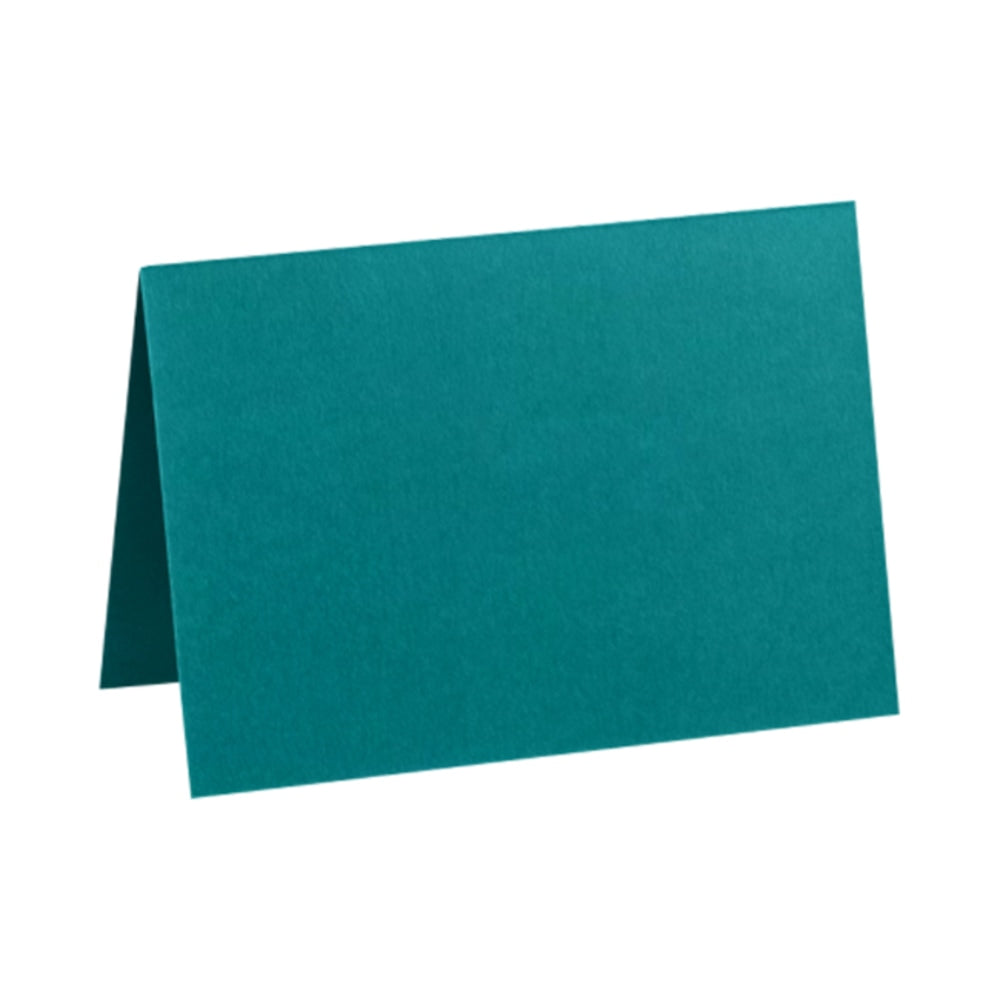 LUX Folded Cards, A2, 4 1/4in x 5 1/2in, Teal, Pack Of 500