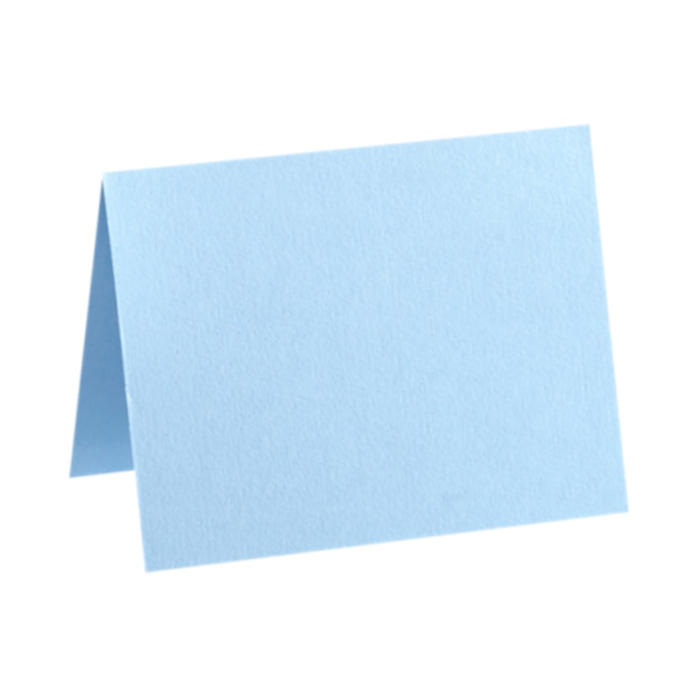 LUX Folded Cards, A1, 3 1/2in x 4 7/8in, Baby Blue, Pack Of 1,000