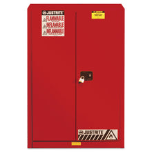 Load image into Gallery viewer, Safety Cabinets for Combustibles, Manual-Closing Cabinet, 60 Gallon, Red