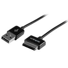 Load image into Gallery viewer, StarTech.com 0.5m Dock Connector to USB Cable for ASUS Transformer Pad and Eee Pad Transformer / Slider - 1.64 ft Proprietary/USB Data Transfer Cable for Tablet PC, Notebook - First End: 1 x Type A Male USB - Second End: 1 x Male Proprietary Connector