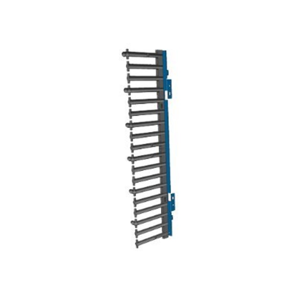 Knurr 010200078 Rack Cable Management Kit - Rack Cable Management Panel - Black - 2 Pack - 18U Rack Height - 19in Panel Width