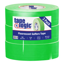 Load image into Gallery viewer, Tape Logic Gaffers Tape, 2in x 50 Yd., Fluorescent Green, Case Of 3 Rolls