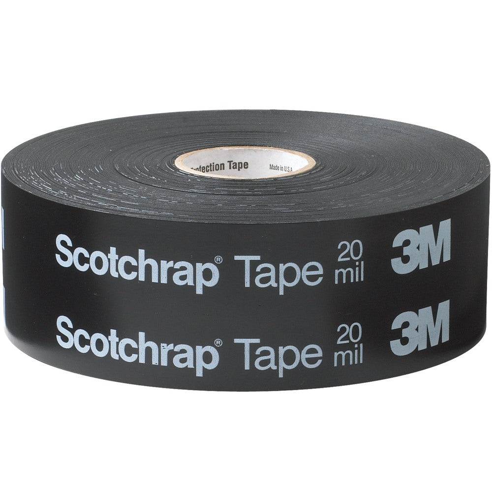 3M 51 Scotchwrap Corrosion Protection Tape, 4in x 100ft, Black, Case Of 4