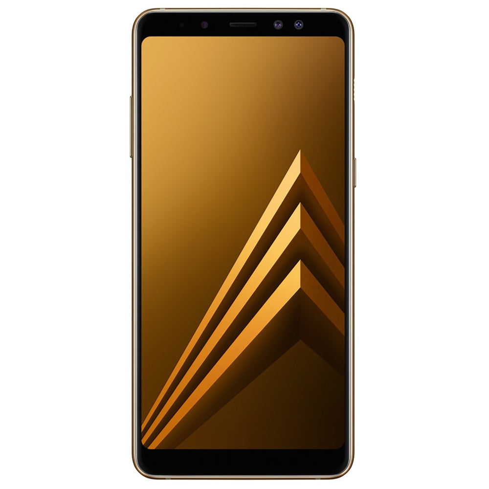 Samsung Galaxy A8+ A730F Cell Phone, Gold, PSN101068