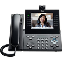 Load image into Gallery viewer, Cisco Unified 9971 IP Phone - Desktop - Charcoal - 1 x Total Line - VoIP - IEEE 802.11a/b/g - 2 x Network (RJ-45) - PoE Ports