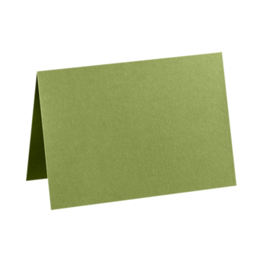 LUX Folded Cards, A2, 4 1/4in x 5 1/2in, Avocado Green, Pack Of 500