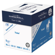 Load image into Gallery viewer, Hammermill Tidal Multi-Use Print &amp; Copy Paper, Letter Size (8 1/2in x 11in), 92 (U.S.) Brightness, 20 Lb, White, Case Of 2500 Sheets