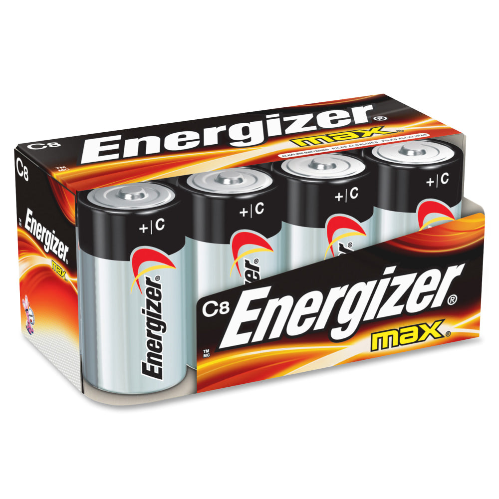 Energizer Max Alkaline C Batteries - For Multipurpose - C - 96 / Carton