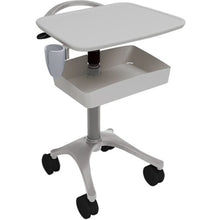 Load image into Gallery viewer, Anthro Zido Ultrasound Cart Package - 135 lb Capacity - 4 Casters - 4in Caster Size - Medium Density Fiberboard (MDF), Cast Metal - x 40in Height - Steel Frame - Cool Gray - 4 Box
