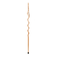 Load image into Gallery viewer, Brazos Walking Sticks Southwest Riverbend Maple Walking Stick With Walnut Inlay, 55in