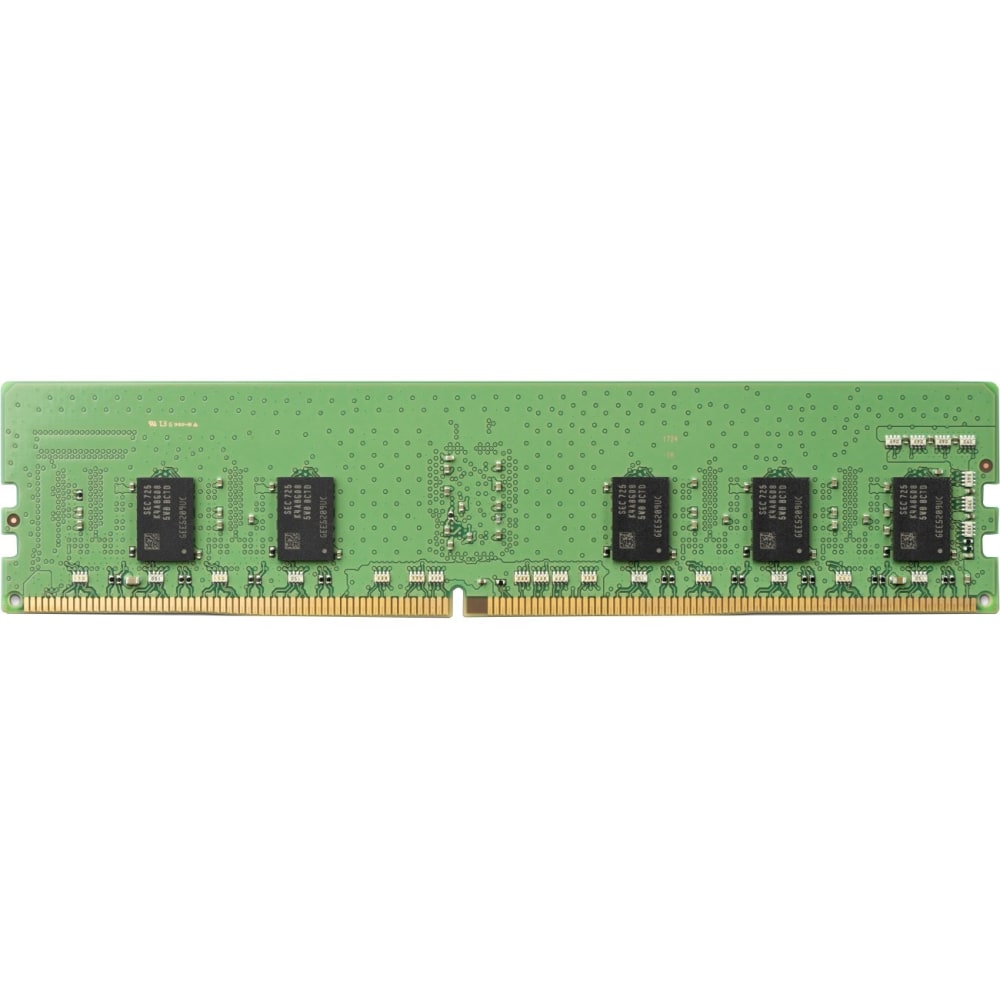 HP 8GB DDR4 SDRAM Memory Module - 8 GB (1 x 8GB) - DDR4-2666/PC4-21300 DDR4 SDRAM - 2666 MHz - 1.20 V - Non-ECC - Unbuffered - 288-pin - DIMM - 1 Year Warranty
