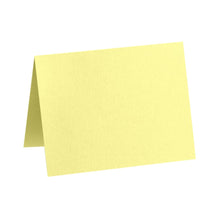 Load image into Gallery viewer, LUX Folded Cards, A7, 5 1/8in x 7in, Lemonade Yellow, Pack Of 1,000