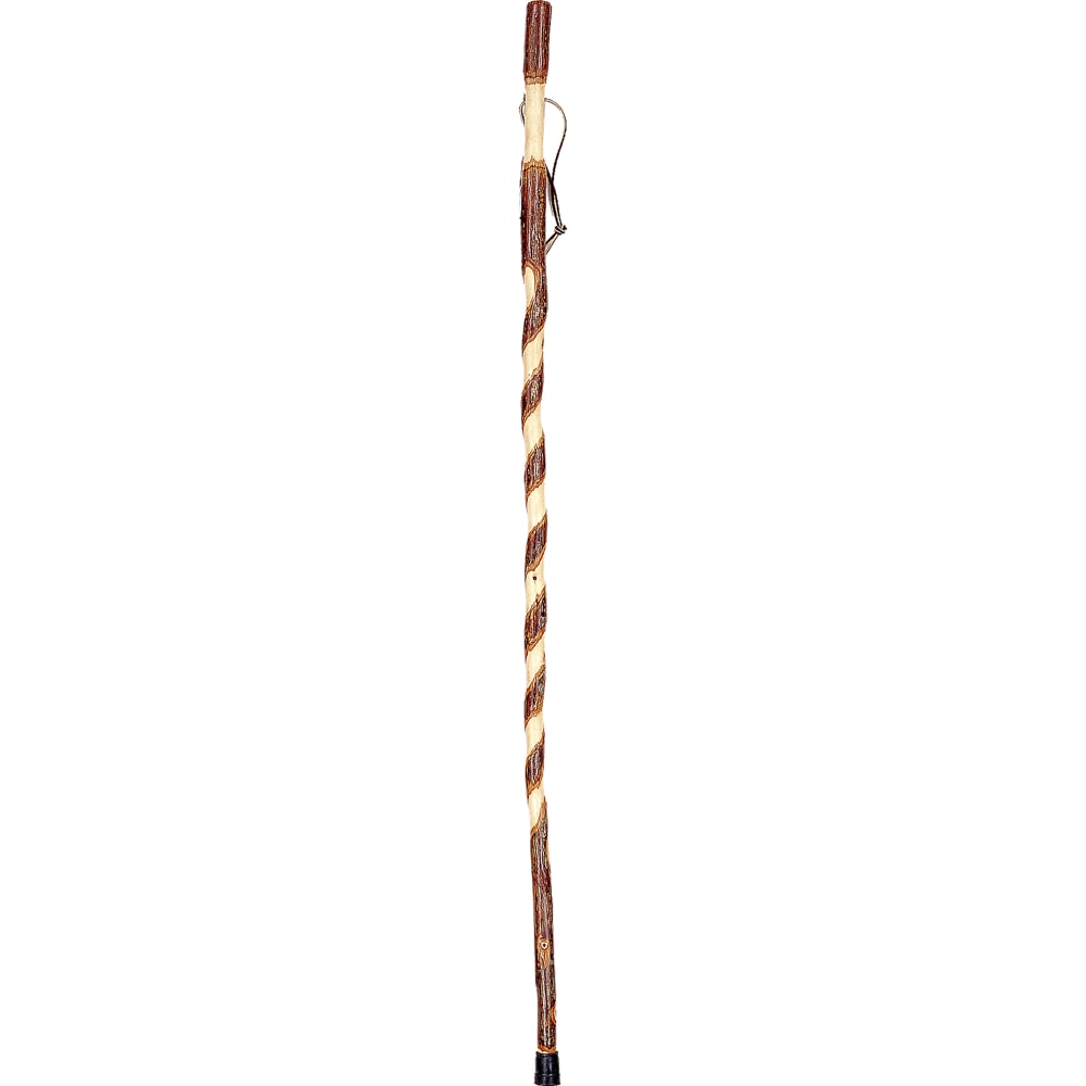 Brazos Walking Sticks Twisted Hickory Handcrafted Walking Stick, 58in
