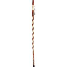 Load image into Gallery viewer, Brazos Walking Sticks Twisted Hickory Handcrafted Walking Stick, 58in
