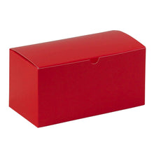 Load image into Gallery viewer, Partners Brand Holiday Red Gift Boxes 9in x 4 1/2in x 4 1/2in, Case of 100