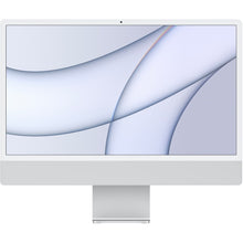 Load image into Gallery viewer, Apple iMac MGPD3LL/A All-in-One Computer - Apple M1 Octa-core (8 Core) - 8 GB RAM - 512 GB SSD - 24in 4.5K 4480 x 2520 - Desktop - Silver - Apple M1 Chip - macOS Big Sur - English (US) Keyboard - IEEE 802.11 a/b/g/n/ac/ax - 143 W