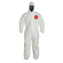 Load image into Gallery viewer, DuPont Tychem SL Coveralls With Hood, X-Large, White, Pack Of 12