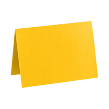 Load image into Gallery viewer, LUX Folded Cards, A1, 3 1/2in x 4 7/8in, Sunflower Yellow, Pack Of 1,000