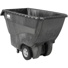 Load image into Gallery viewer, Rubbermaid Commercial Structural Foam Standard Tilt Truck - 1000 lb Capacity - Structofoam - x 30.2in Width x 64.5in Depth x 38in Height - Black - 1 Each