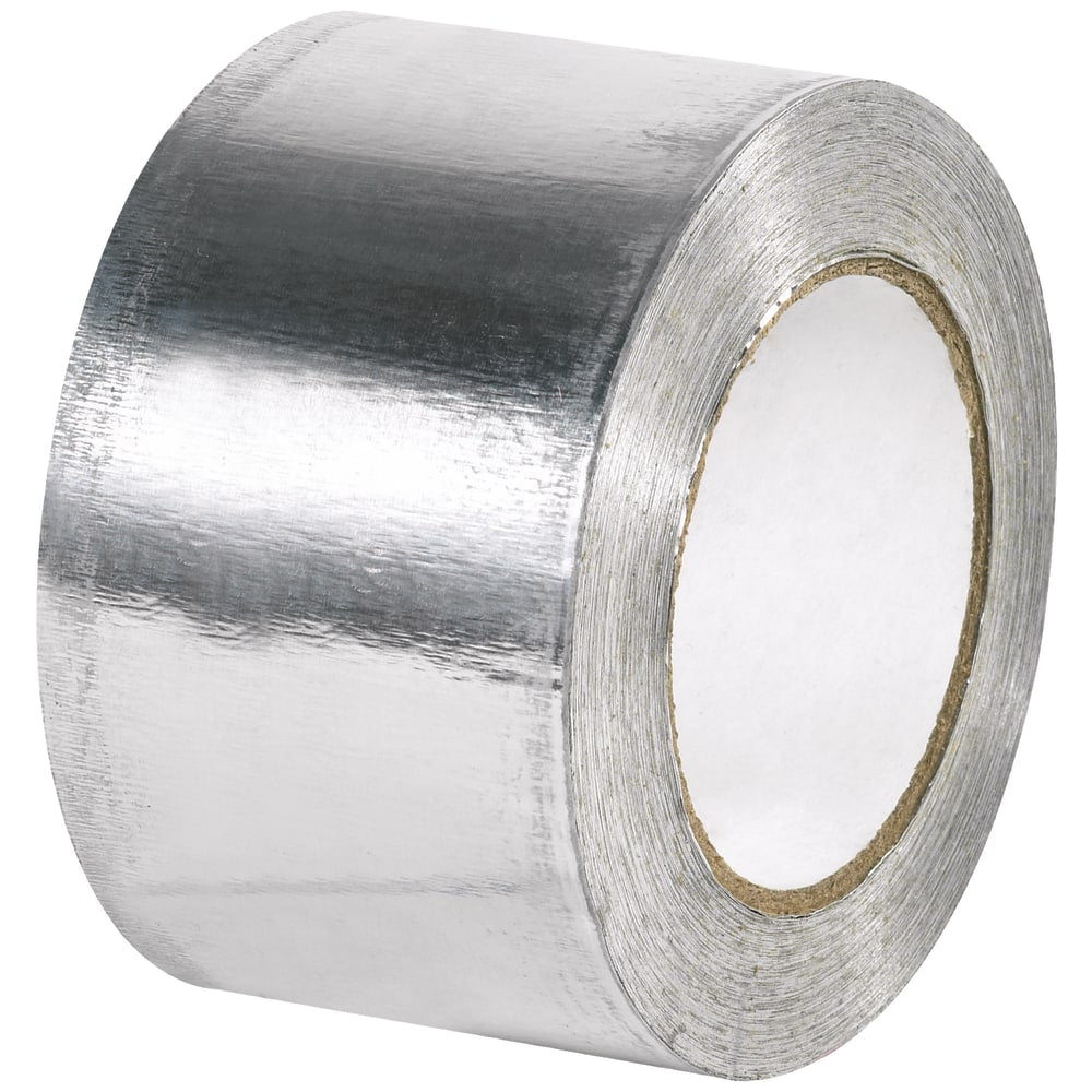B O X Packaging Industrial Aluminum Foil Tape, 3in Core, 3in x 60 Yd., Silver, Case Of 12