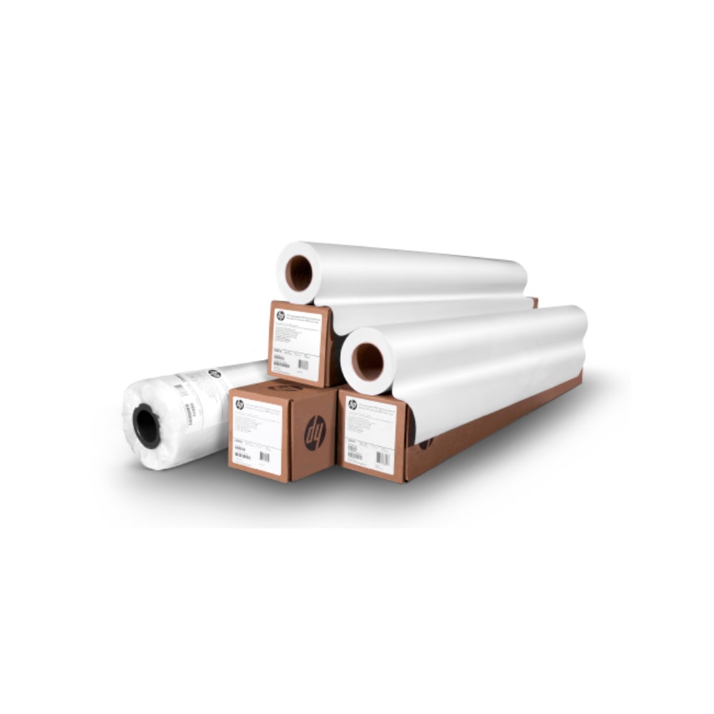 HP Coated Paper, 54in x 200ft, 6.8 Mil, White