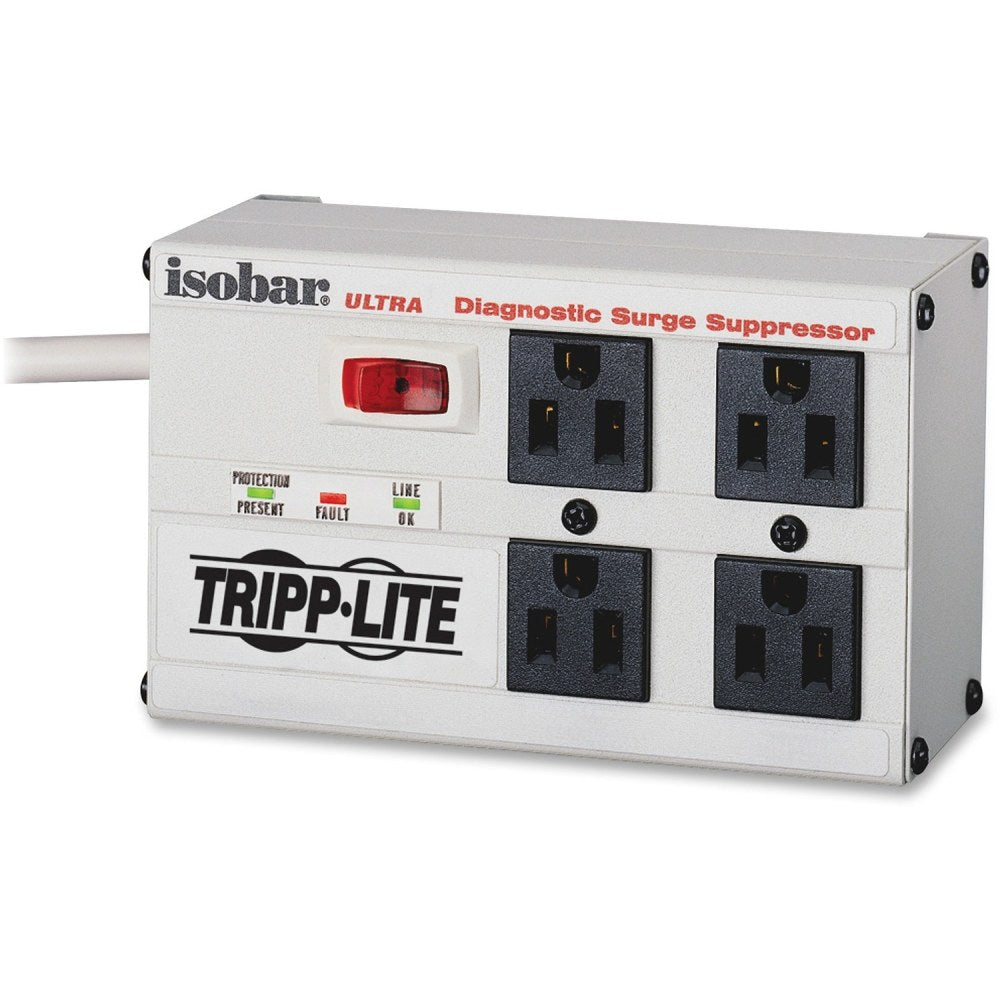 Tripp Lite Isobar Premium ISOBAR4ULTRA 4-Outlet Surge Suppressor, 6ft Cord