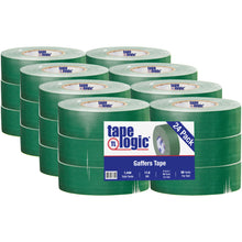 Load image into Gallery viewer, Tape Logic Gaffers Tape, 2in x 60 Yd., Green, Case Of 24 Rolls