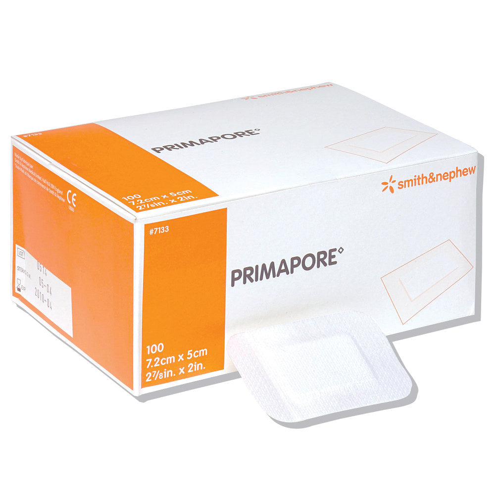 Smith & Nephew Primapore Wound Dressing Pads, 2in x 3in, Pack Of 100