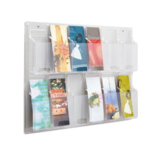 Load image into Gallery viewer, Clear Literature Rack, Pamphlet, 12 Pockets