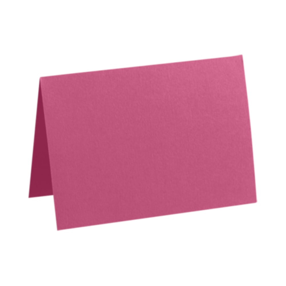 LUX Folded Cards, A6, 4 5/8in x 6 1/4in, Magenta, Pack Of 50