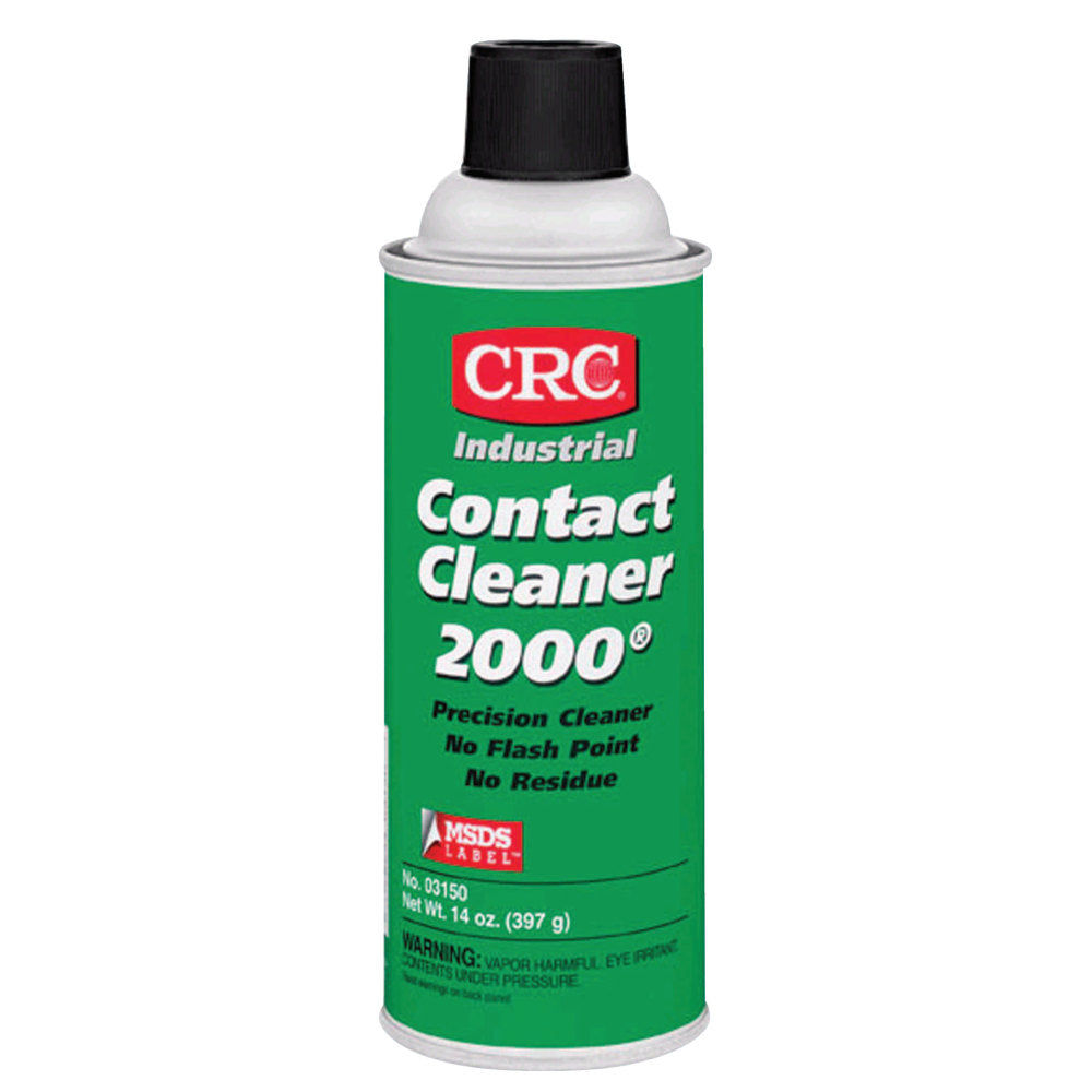 CRC Contact Cleaner 2000 Precision Cleaner, Tapered Cap, 13 Oz Can, Case Of 12