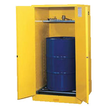 Load image into Gallery viewer, Vertical Drum Safety Cabinets, Manual-Closing Cabinet, 1 55-Gallon Drum, 2 Doors