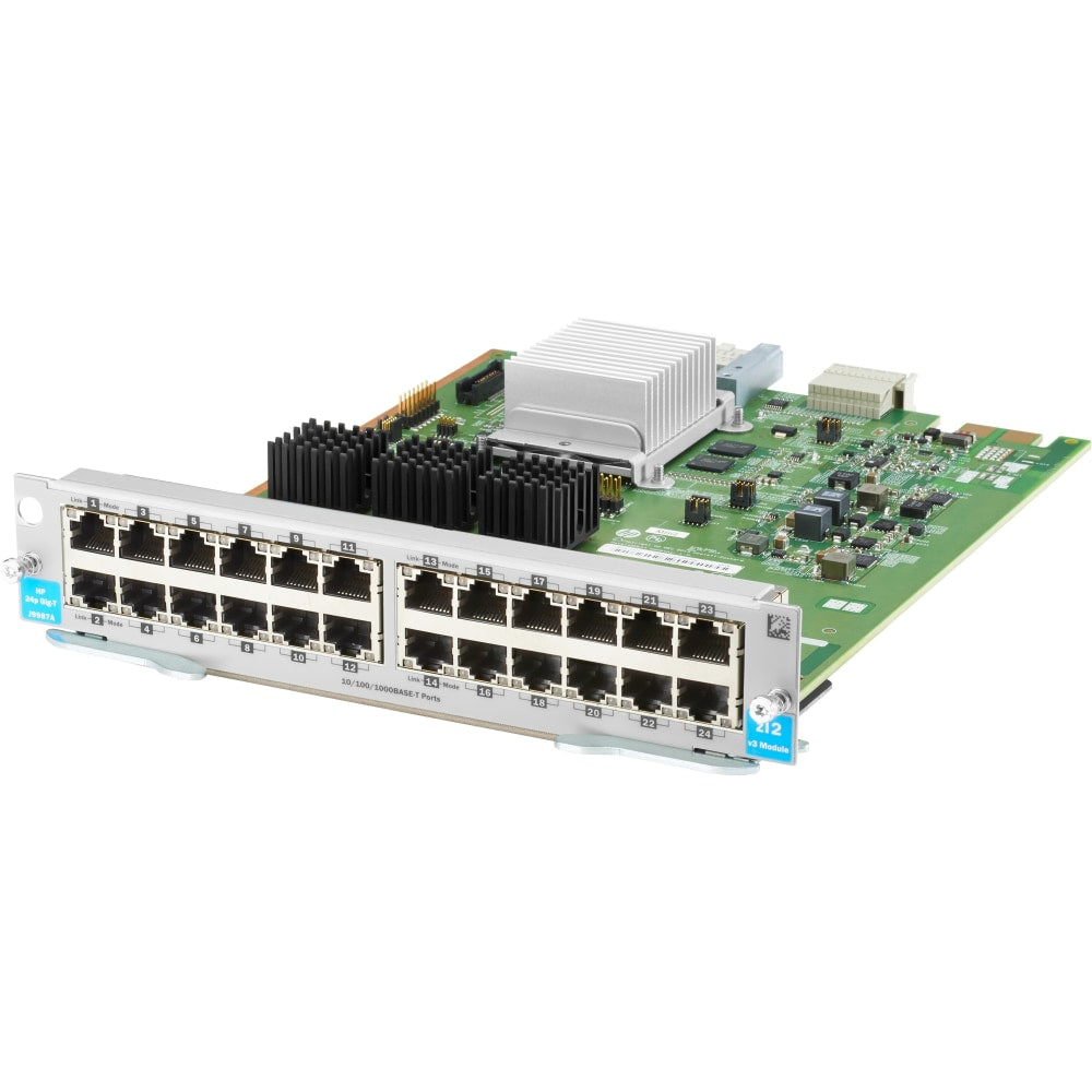 HPE 24-port 10/100/1000BASE-T MACsec v3 zl2 Module - For Data Networking - 24 x RJ-45 1000Base-T LAN - Twisted PairGigabit Ethernet - 1000Base-T - 1 Gbit/s