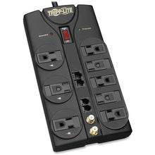Load image into Gallery viewer, Tripp Lite TLP810NET Protect It! 8 Outlet Surge Suppressor, 10ft Cord, 3240 Joules