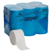 Load image into Gallery viewer, Georgia-Pacific Coreless 2-Ply Toilet Paper, 1500 Sheets Per Roll, 18 Rolls Per Pack