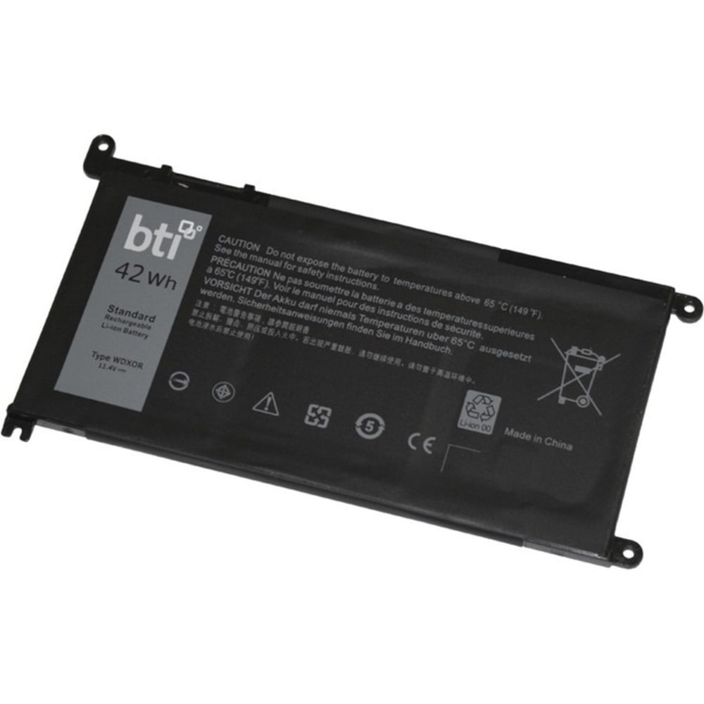 BTI Battery - OEM Compatible 0WDX0R 3CRH3 C4HCW CYMGM FC92N FW8KR T2JX4 WDX0R Y3F7Y