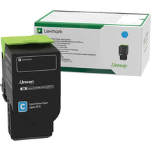 Load image into Gallery viewer, Lexmark Original High Yield Laser Toner Cartridge - Cyan - 1 Each - 3000 Pages Cyan