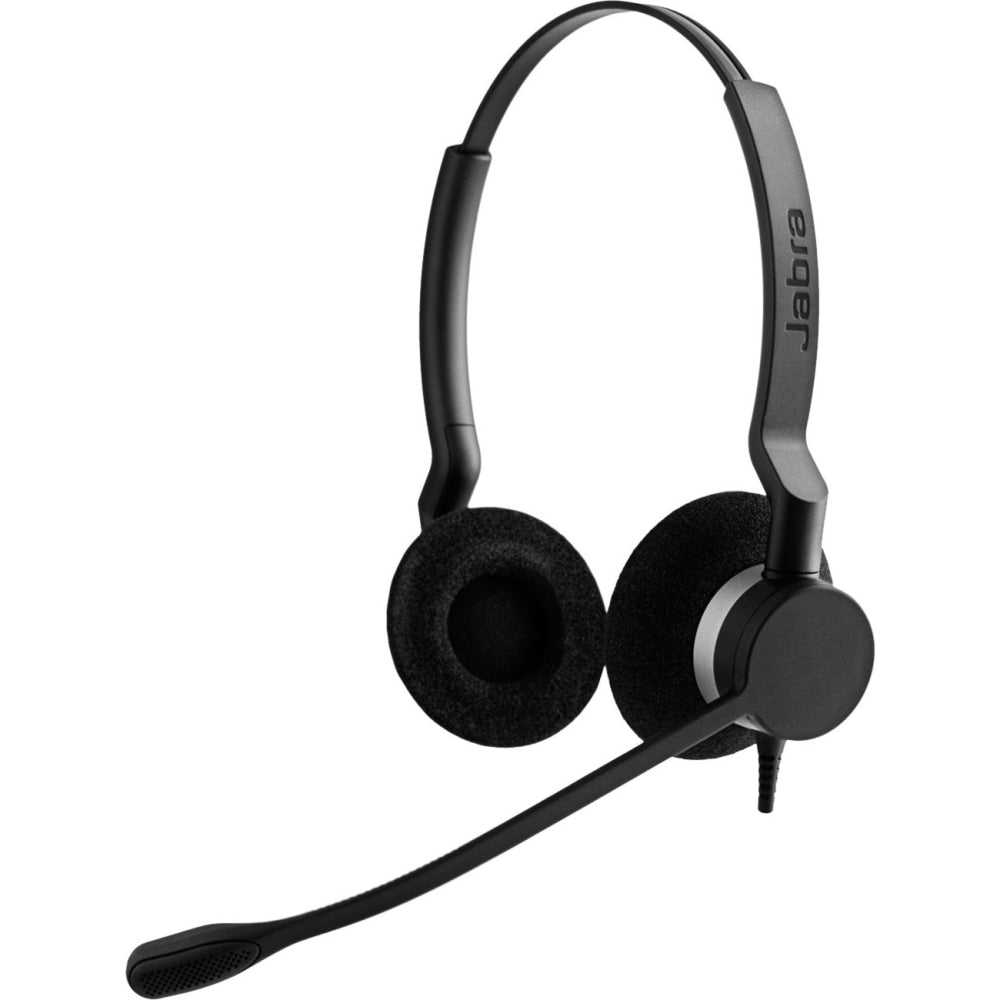 Jabra BIZ 2300 QD Headset - Stereo - Quick Disconnect - Wired - Over-the-head - Binaural - Supra-aural - Noise Cancelling Microphone