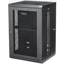 Load image into Gallery viewer, StarTech.com Wallmount Server Rack Cabinet - Hinged Enclosure - Wallmount Network Cabinet - 20 in. Deep - 18U - Use this wall mount network cabinet to mount your server or networking equipment to the wall with a hinged enclosure for easy access