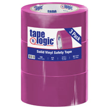 Load image into Gallery viewer, BOX Packaging Solid Vinyl Safety Tape, 3in Core, 2in x 36 Yd., Purple, Case Of 3