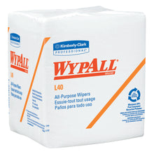 Load image into Gallery viewer, WypAll* L40 Towel, 1/4 Fold, 19-5/8 x 14-2/5, White, 56 per pack