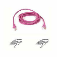 Load image into Gallery viewer, Belkin Cat5e Patch Cable - RJ-45 Male Network - RJ-45 Male Network - 7ft - Pink